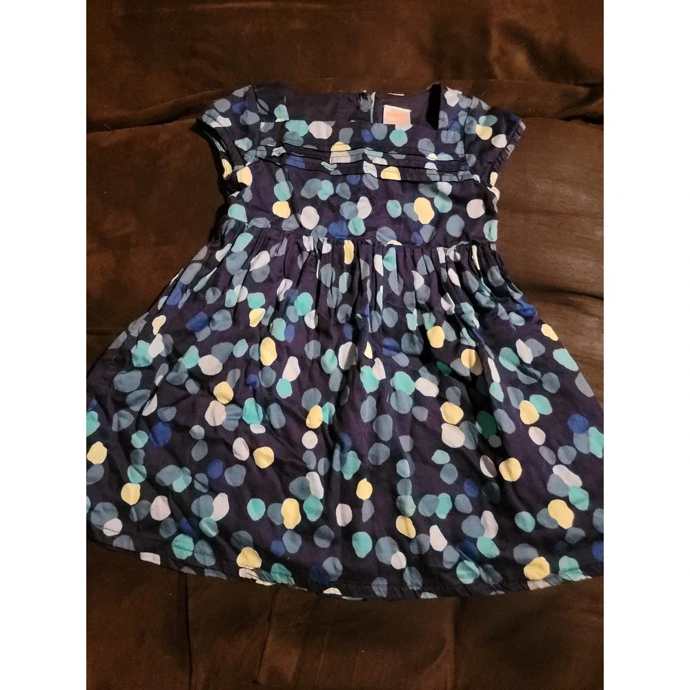 Gymboree happy bluebird polka dot dress size 18‎ 24 months